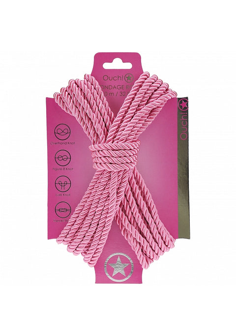 Ouch Bondage Rope 10m Pink