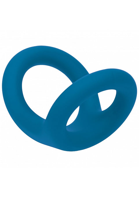 Levelz Double O Silicone Cock Ring M Teal
