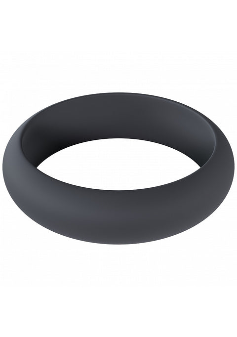 Levelz Wide O Silicone Cock Ring Small Black