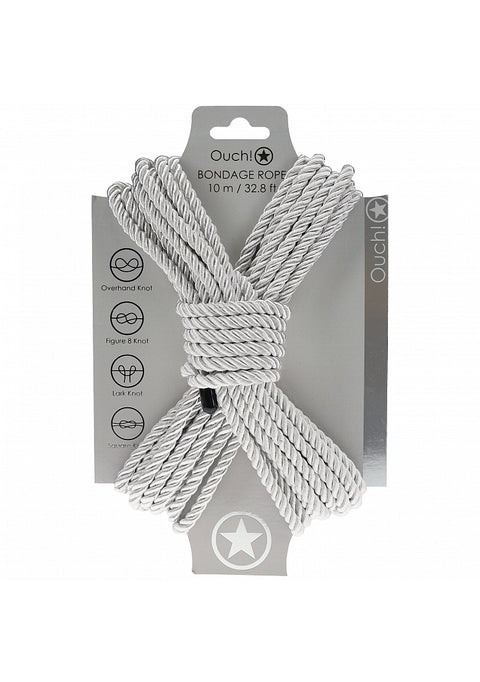 Ouch Bondage Rope 10m Silver