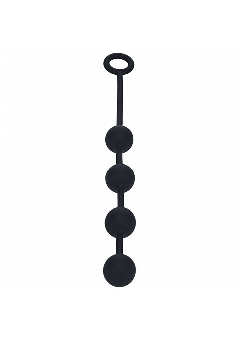 Levelz Round Silicone Anal Balls M 30mm Black