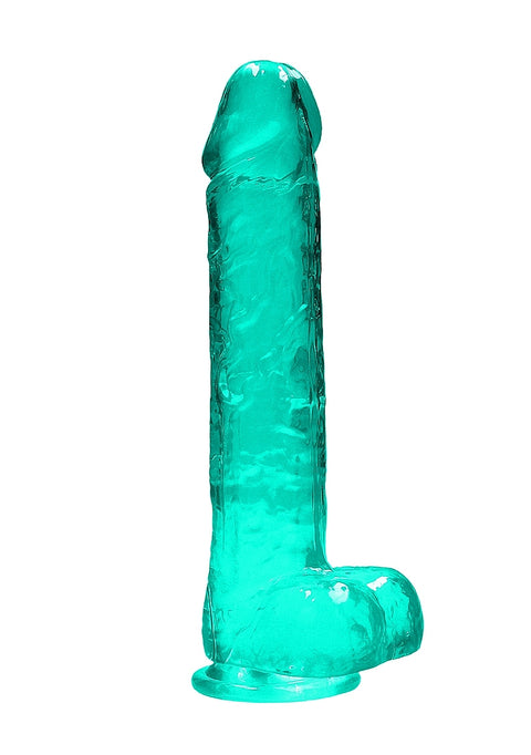 Realrock 9" Green Dildo with Balls