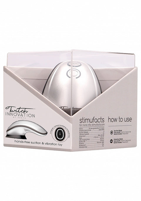 Shots Twitch Innovation Clitoral Stimulator Silver