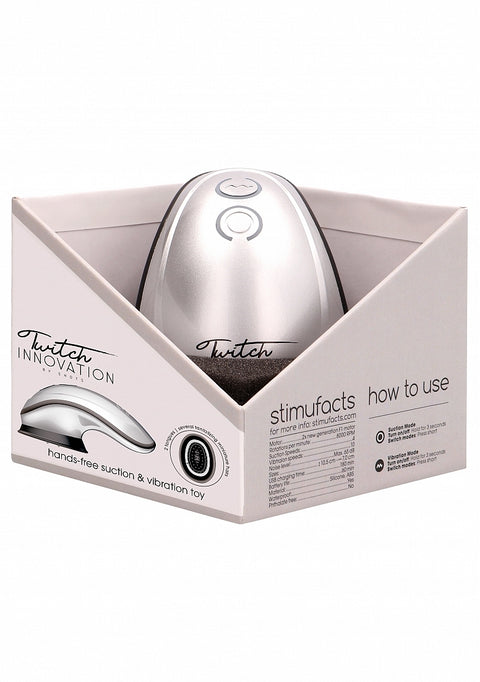 Shots Twitch Innovation Clitoral Stimulator Silver