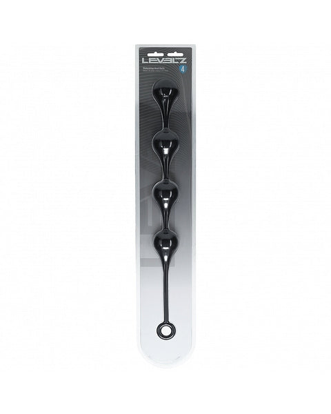 Levelz Waterdrop Silicone Anal Balls XL 50mm Black