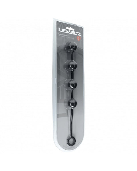 Levelz Round Silicone Anal Balls M 30mm Black