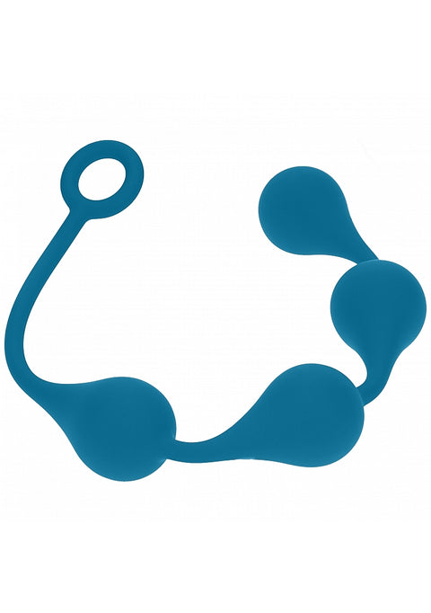 Levelz Waterdrop Silicone Anal Balls Large Teal