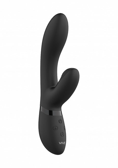 Vive Kyra Pulse-Wave Clitoral Rabbit Vibrator - Black