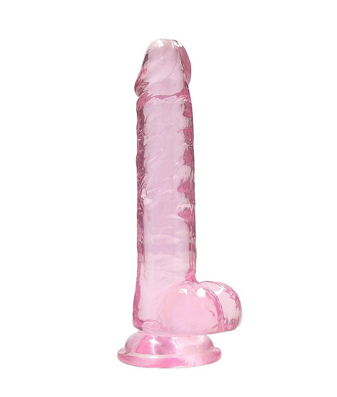 Realrock 7" Pink Dildo with Balls