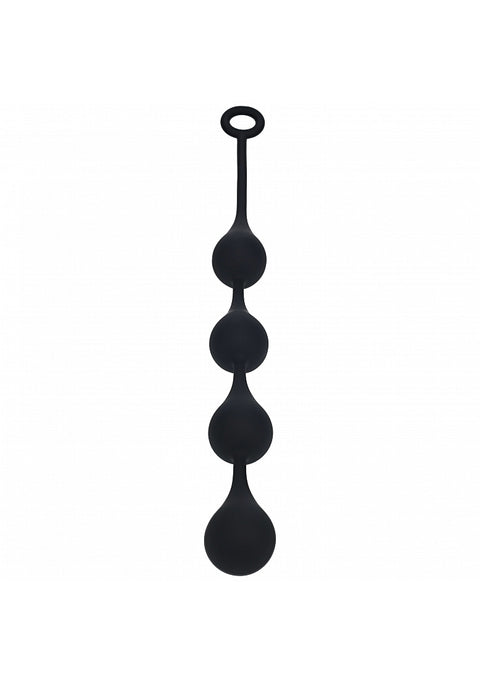 Levelz Waterdrop Silicone Anal Balls XL 50mm Black