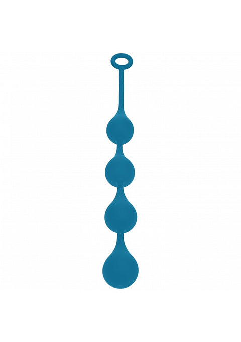 Levelz Waterdrop Silicone Anal Balls Large Teal