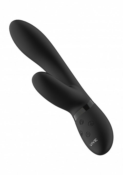 Vive Kyra Pulse-Wave Clitoral Rabbit Vibrator - Black