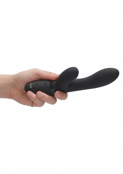Vive Kyra Pulse-Wave Clitoral Rabbit Vibrator - Black