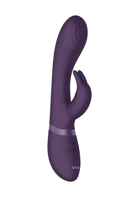 Vive Cato G-spot Rabbit Vibe - Purple