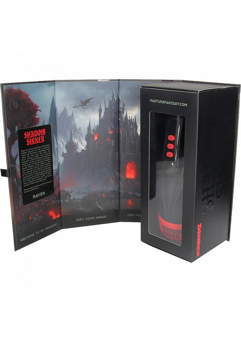 Masturs Raven Shadow Sinner Multi Function Fantasy Masturbator