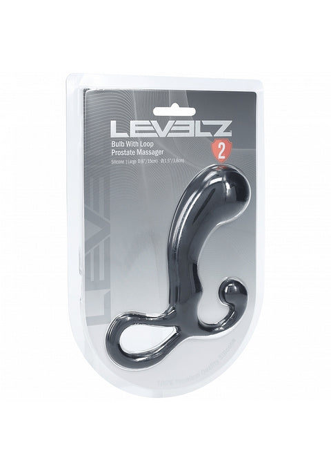 Levelz product packaging with a metallic device on a white background