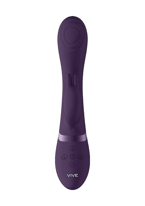 Vive Cato G-spot Rabbit Vibe - Purple