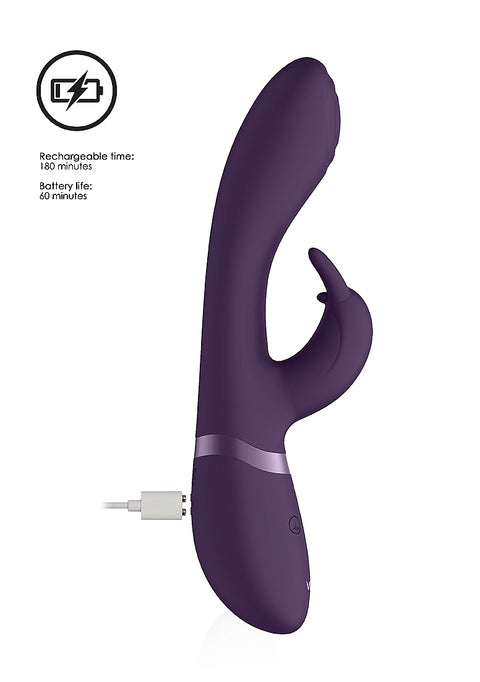 Vive Cato G-spot Rabbit Vibe - Purple