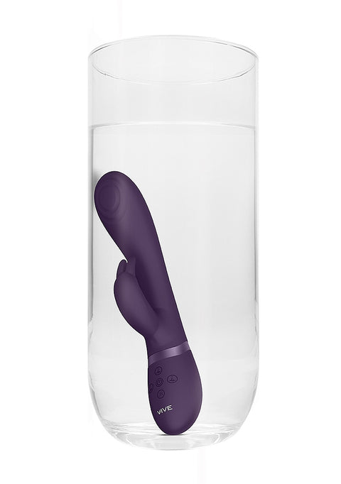 Vive Cato G-spot Rabbit Vibe - Purple