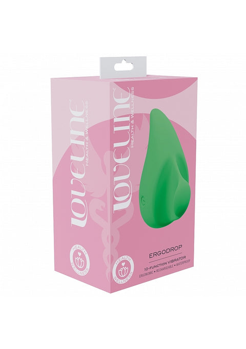 Loveline Ergodrop Green 10 Function Waterproof Cilitrol Vibrator