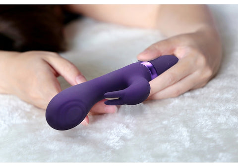 Vive Cato G-spot Rabbit Vibe - Purple