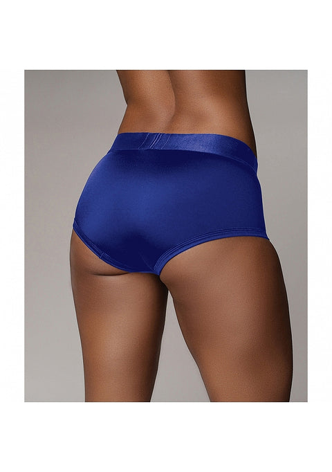 Ouch Vibrating Strap On Brief – Blue XS/S