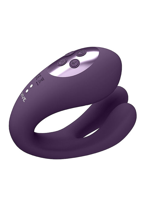 Vive Yoko Triple Action Vibrator with Clitoral Pulse Wave - Purple