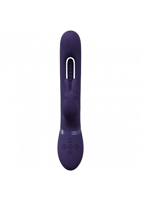 Vive Mika Triple Rabbit with G-Spot Flapping - Purple