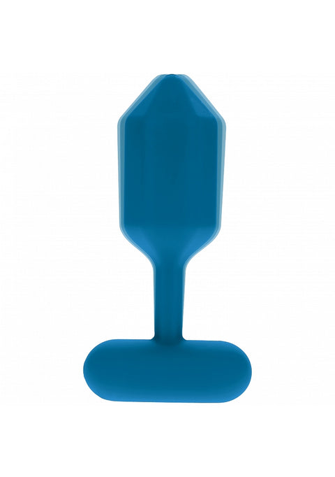 Levelz Hexagonal Vibrating Silicone Anal Plug Medium Teal