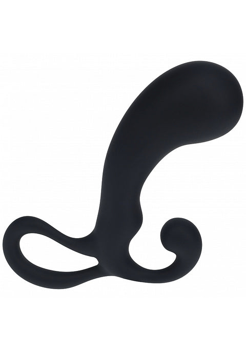 Levelz Bulb with Loop Silicone Prostate Massager Large Black