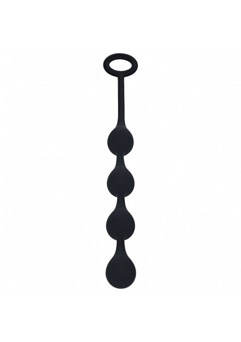 Levelz Waterdrop Silicone Anal Balls S 20mm Black