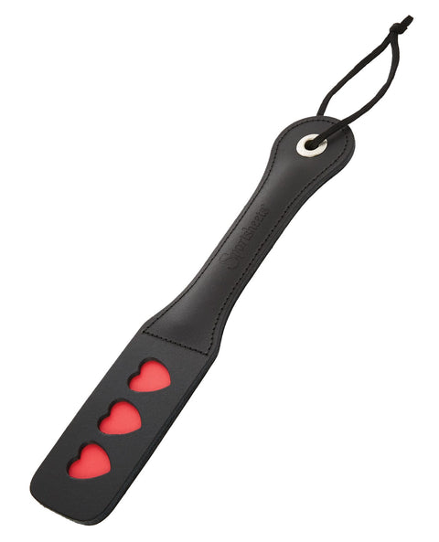 S&M 12" Heart Leather Paddle