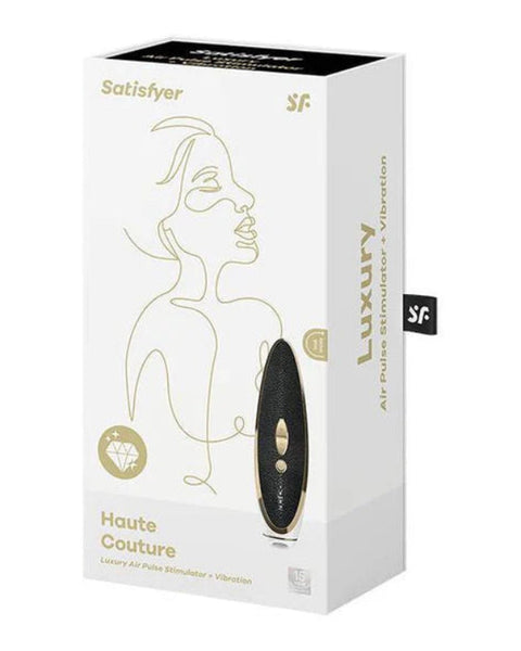 Satisfyer haute couture product packaging on a white background