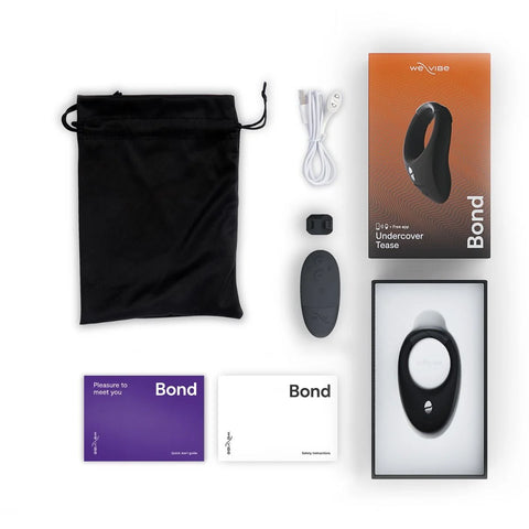 We Vibe Bond Wearable Cock Ring Black